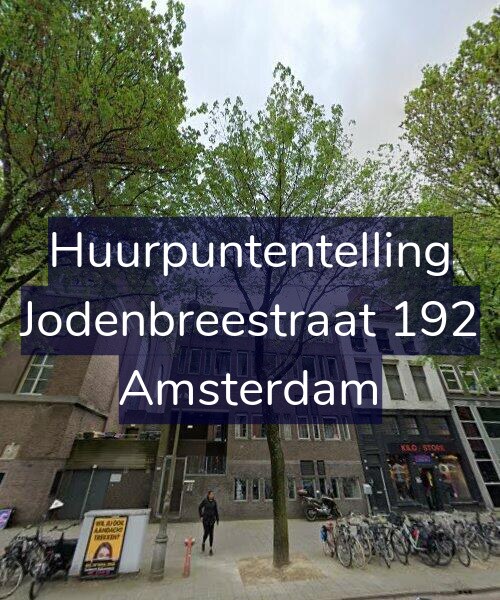 Foto gevel Huurpuntentelling voor Jodenbreestraat 192, Amsterdam