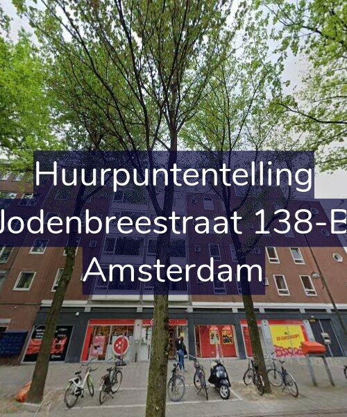 Foto gevel Huurpuntentelling voor Jodenbreestraat 138-B, Amsterdam
