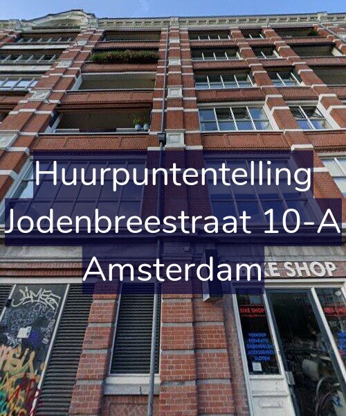 Foto gevel Huurpuntentelling voor Jodenbreestraat 10-A, Amsterdam