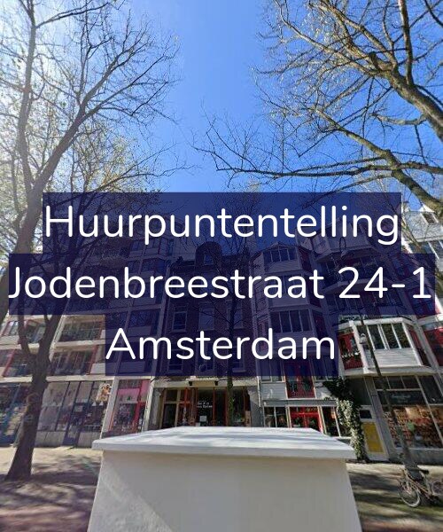 Foto gevel Huurpuntentelling voor Jodenbreestraat 24-1, Amsterdam