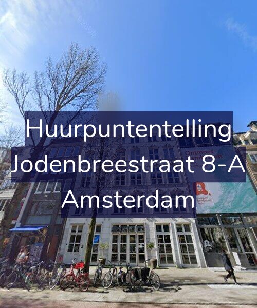 Foto gevel Huurpuntentelling voor Jodenbreestraat 8-A, Amsterdam