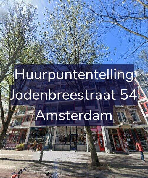 Foto gevel Huurpuntentelling voor Jodenbreestraat 54, Amsterdam