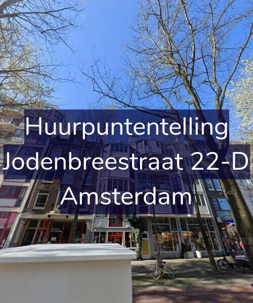Foto gevel Huurpuntentelling voor Jodenbreestraat 22-D, Amsterdam