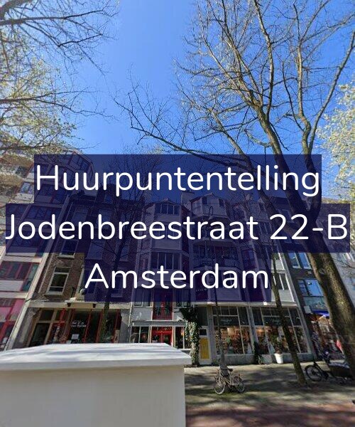 Foto gevel Huurpuntentelling voor Jodenbreestraat 22-B, Amsterdam