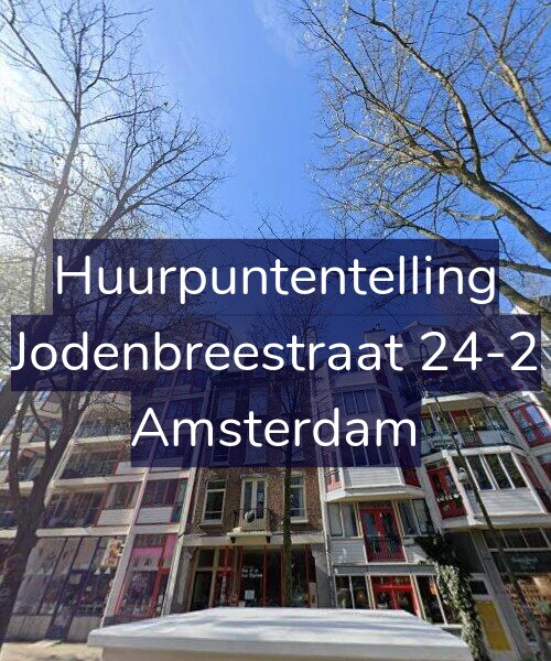 Foto gevel Huurpuntentelling voor Jodenbreestraat 24-2, Amsterdam