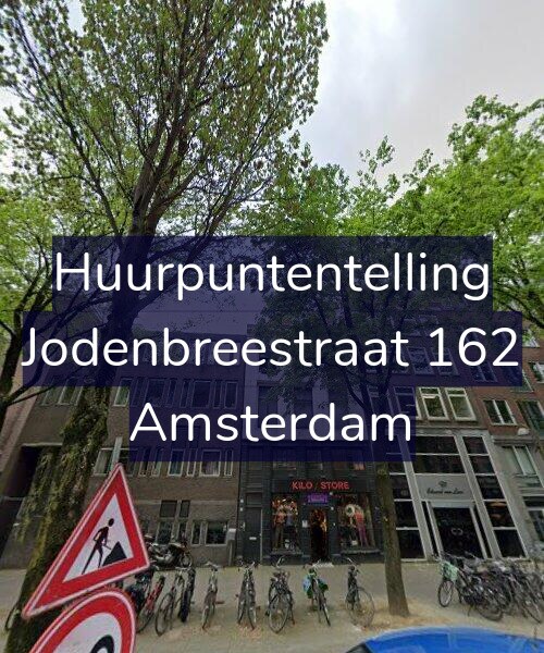 Foto gevel Huurpuntentelling voor Jodenbreestraat 162, Amsterdam