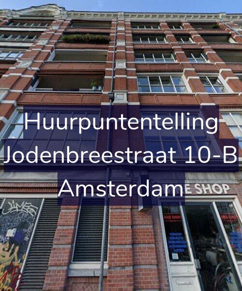 Foto gevel Huurpuntentelling voor Jodenbreestraat 10-B, Amsterdam