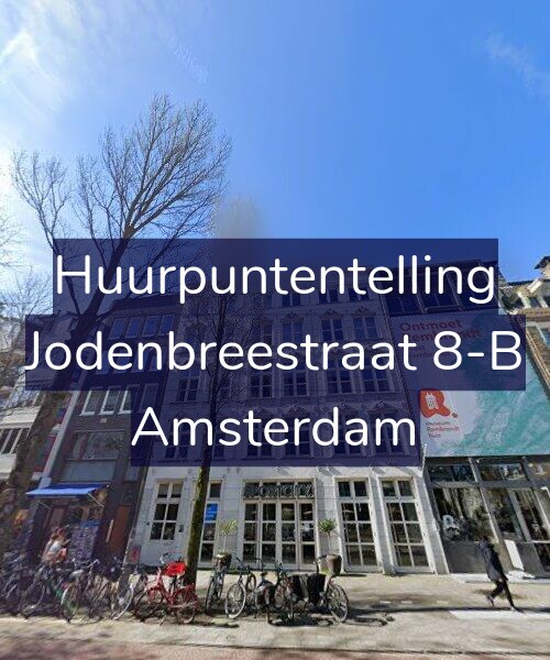 Foto gevel Huurpuntentelling voor Jodenbreestraat 8-B, Amsterdam