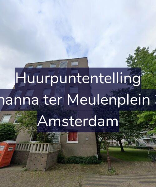 Foto gevel Huurpuntentelling voor Johanna ter Meulenplein 38, Amsterdam