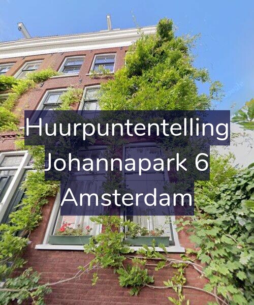 Foto gevel Huurpuntentelling voor Johannapark 6, Amsterdam