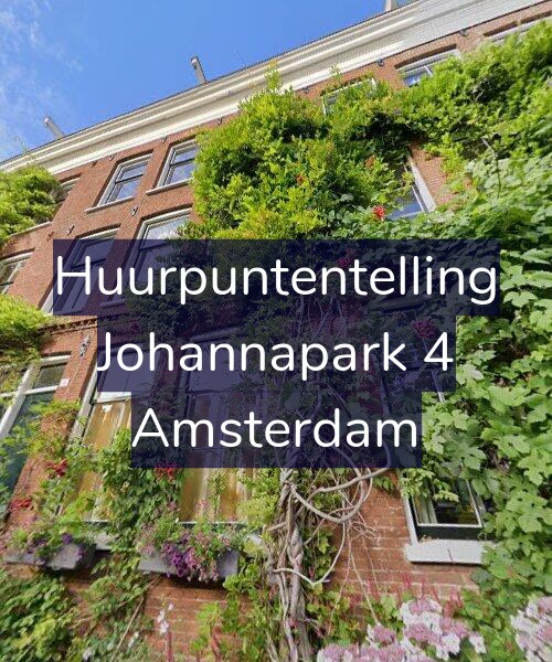 Foto gevel Huurpuntentelling voor Johannapark 4, Amsterdam