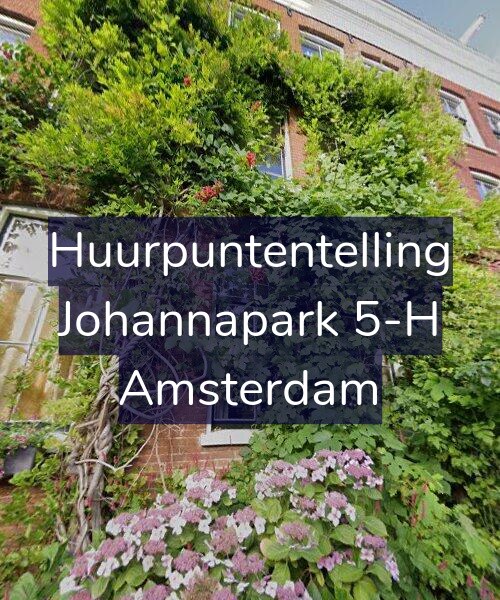 Foto gevel Huurpuntentelling voor Johannapark 5-H, Amsterdam