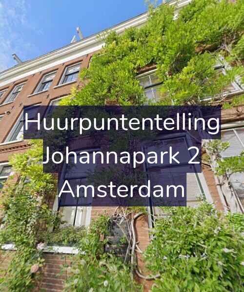 Foto gevel Huurpuntentelling voor Johannapark 2, Amsterdam