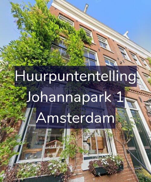 Foto gevel Huurpuntentelling voor Johannapark 1, Amsterdam
