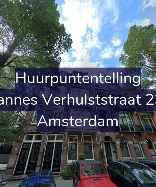 Foto gevel Huurpuntentelling voor Johannes Verhulststraat 23-H, Amsterdam