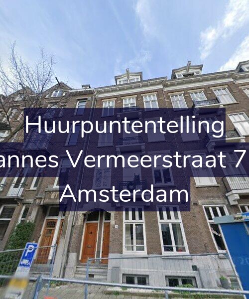 Foto gevel Huurpuntentelling voor Johannes Vermeerstraat 75-H, Amsterdam