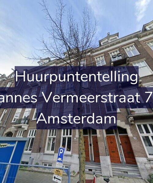 Foto gevel Huurpuntentelling voor Johannes Vermeerstraat 77-2, Amsterdam