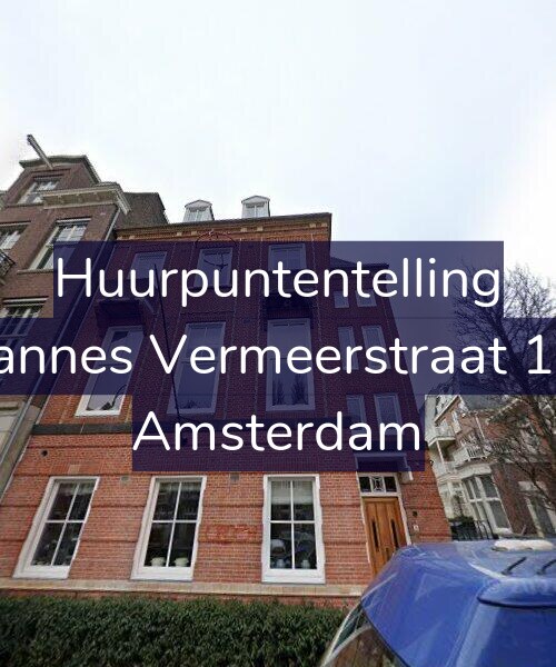 Foto gevel Huurpuntentelling voor Johannes Vermeerstraat 16-B, Amsterdam