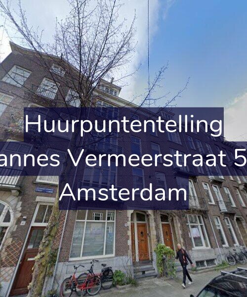 Foto gevel Huurpuntentelling voor Johannes Vermeerstraat 50-2, Amsterdam