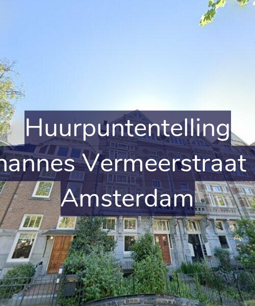 Foto gevel Huurpuntentelling voor Johannes Vermeerstraat 37, Amsterdam