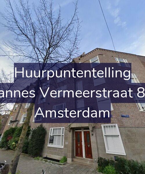 Foto gevel Huurpuntentelling voor Johannes Vermeerstraat 87-1, Amsterdam