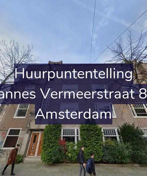 Foto gevel Huurpuntentelling voor Johannes Vermeerstraat 85-1, Amsterdam