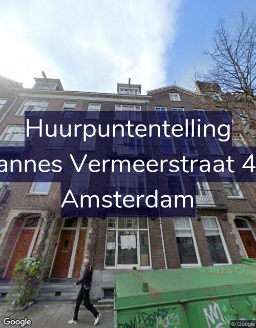 Foto gevel Huurpuntentelling voor Johannes Vermeerstraat 48-2, Amsterdam