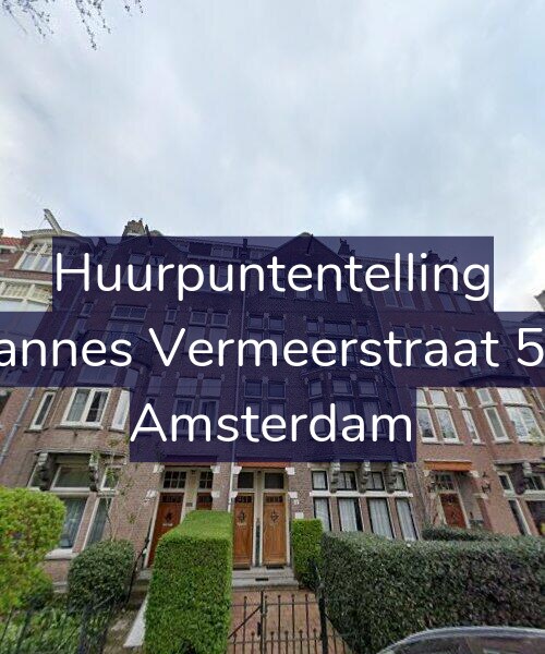 Foto gevel Huurpuntentelling voor Johannes Vermeerstraat 51-2, Amsterdam