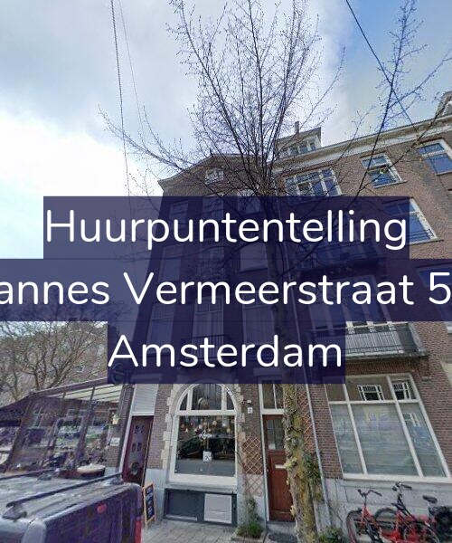 Foto gevel Huurpuntentelling voor Johannes Vermeerstraat 52-3, Amsterdam