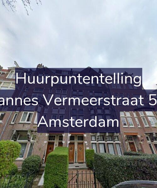 Foto gevel Huurpuntentelling voor Johannes Vermeerstraat 51-3, Amsterdam