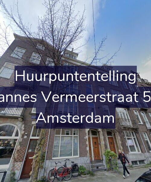 Foto gevel Huurpuntentelling voor Johannes Vermeerstraat 50-3, Amsterdam