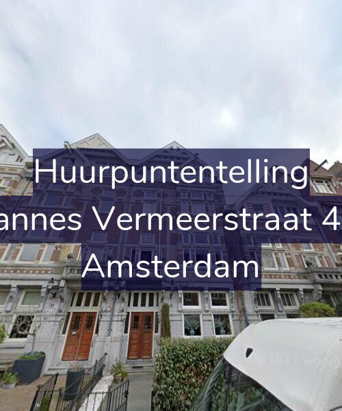 Foto gevel Huurpuntentelling voor Johannes Vermeerstraat 43-B, Amsterdam