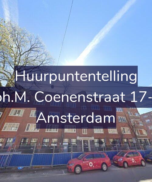 Foto gevel Huurpuntentelling voor Joh.M. Coenenstraat 17-1, Amsterdam