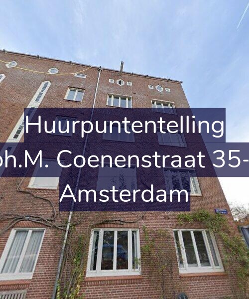 Foto gevel Huurpuntentelling voor Joh.M. Coenenstraat 35-2, Amsterdam