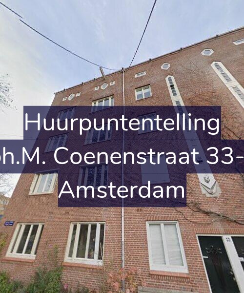 Foto gevel Huurpuntentelling voor Joh.M. Coenenstraat 33-H, Amsterdam