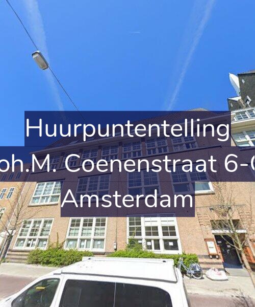 Foto gevel Huurpuntentelling voor Joh.M. Coenenstraat 6-C, Amsterdam