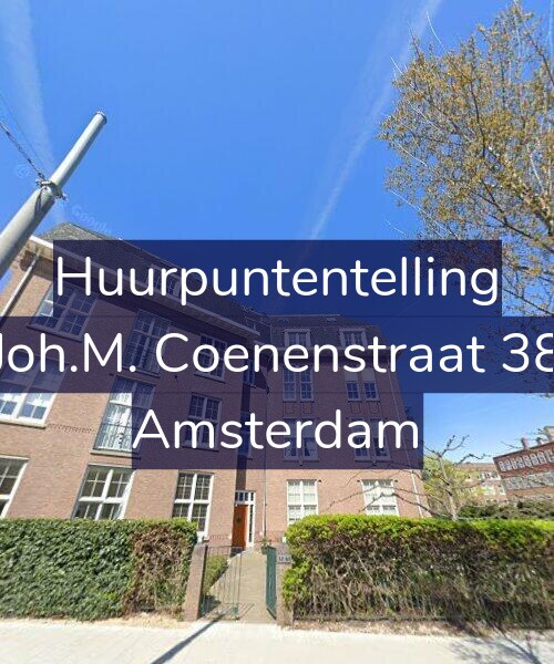 Foto gevel Huurpuntentelling voor Joh.M. Coenenstraat 38, Amsterdam