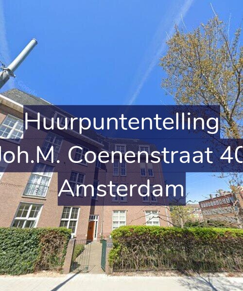 Foto gevel Huurpuntentelling voor Joh.M. Coenenstraat 40, Amsterdam