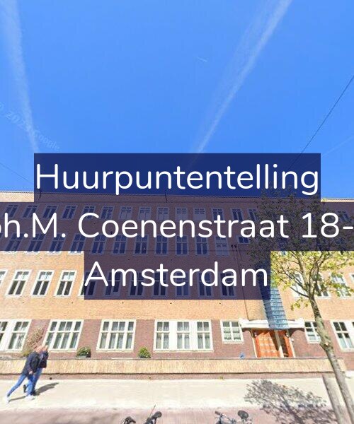 Foto gevel Huurpuntentelling voor Joh.M. Coenenstraat 18-H, Amsterdam