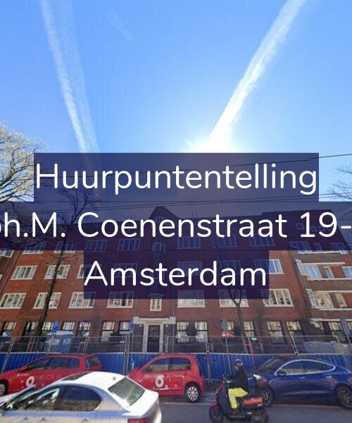Foto gevel Huurpuntentelling voor Joh.M. Coenenstraat 19-H, Amsterdam