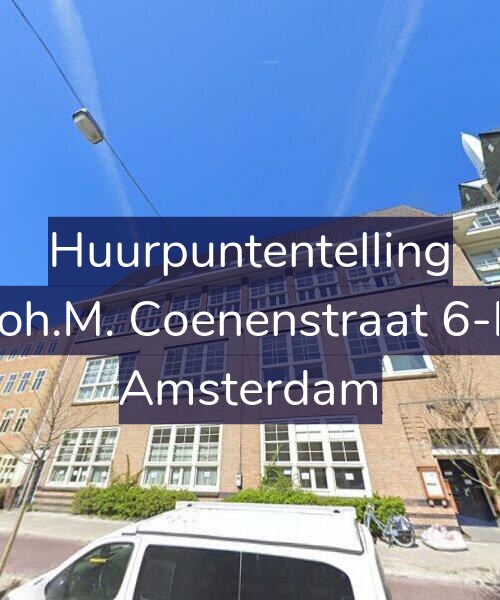 Foto gevel Huurpuntentelling voor Joh.M. Coenenstraat 6-E, Amsterdam