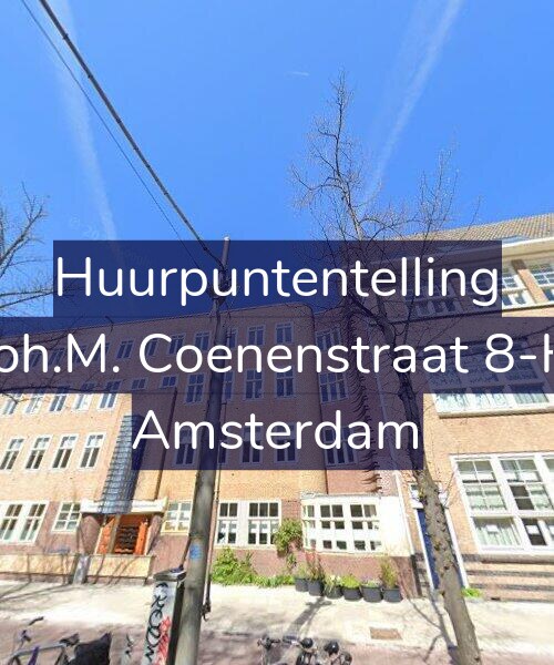 Foto gevel Huurpuntentelling voor Joh.M. Coenenstraat 8-H, Amsterdam
