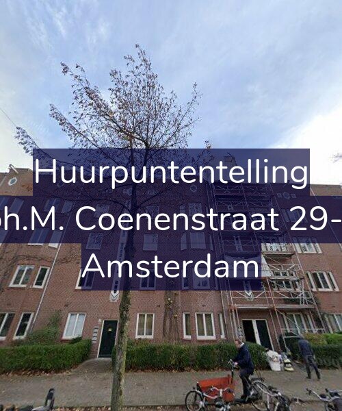 Foto gevel Huurpuntentelling voor Joh.M. Coenenstraat 29-H, Amsterdam
