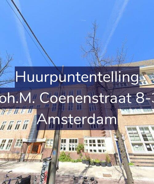 Foto gevel Huurpuntentelling voor Joh.M. Coenenstraat 8-3, Amsterdam