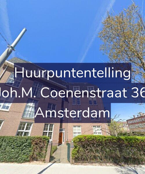 Foto gevel Huurpuntentelling voor Joh.M. Coenenstraat 36, Amsterdam