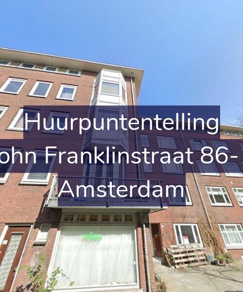 Foto gevel Huurpuntentelling voor John Franklinstraat 86-1, Amsterdam
