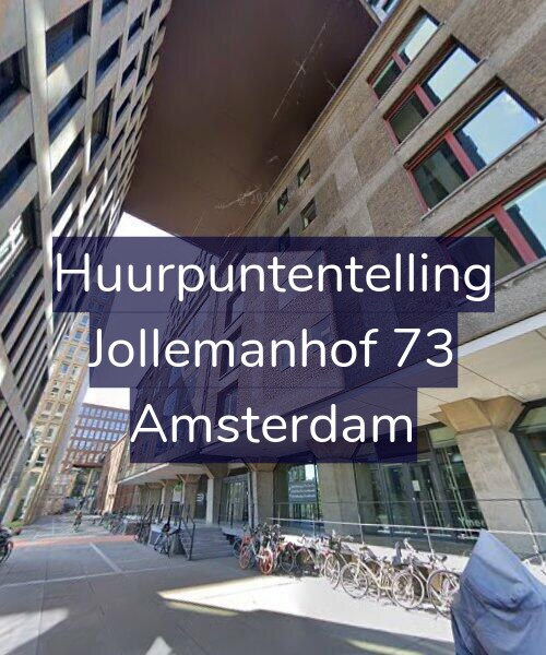 Foto gevel Huurpuntentelling voor Jollemanhof 73, Amsterdam