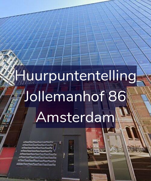 Foto gevel Huurpuntentelling voor Jollemanhof 86, Amsterdam