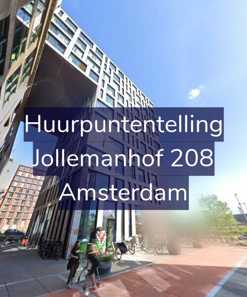 Foto gevel Huurpuntentelling voor Jollemanhof 208, Amsterdam