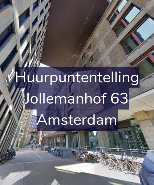 Foto gevel Huurpuntentelling voor Jollemanhof 63, Amsterdam